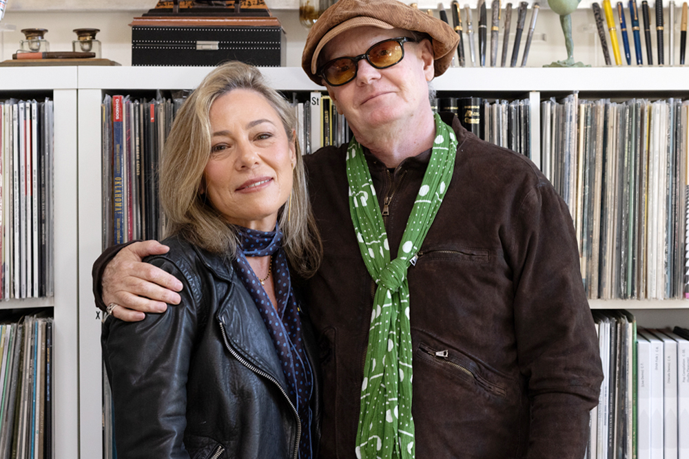 Musician Emily O'Halloran with Mark Howard