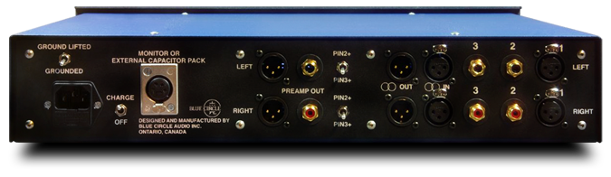 Blue Circle Audio BC109 rear panel