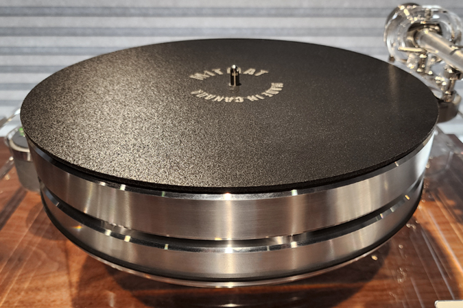 Mat on Musical Fidelity turntable